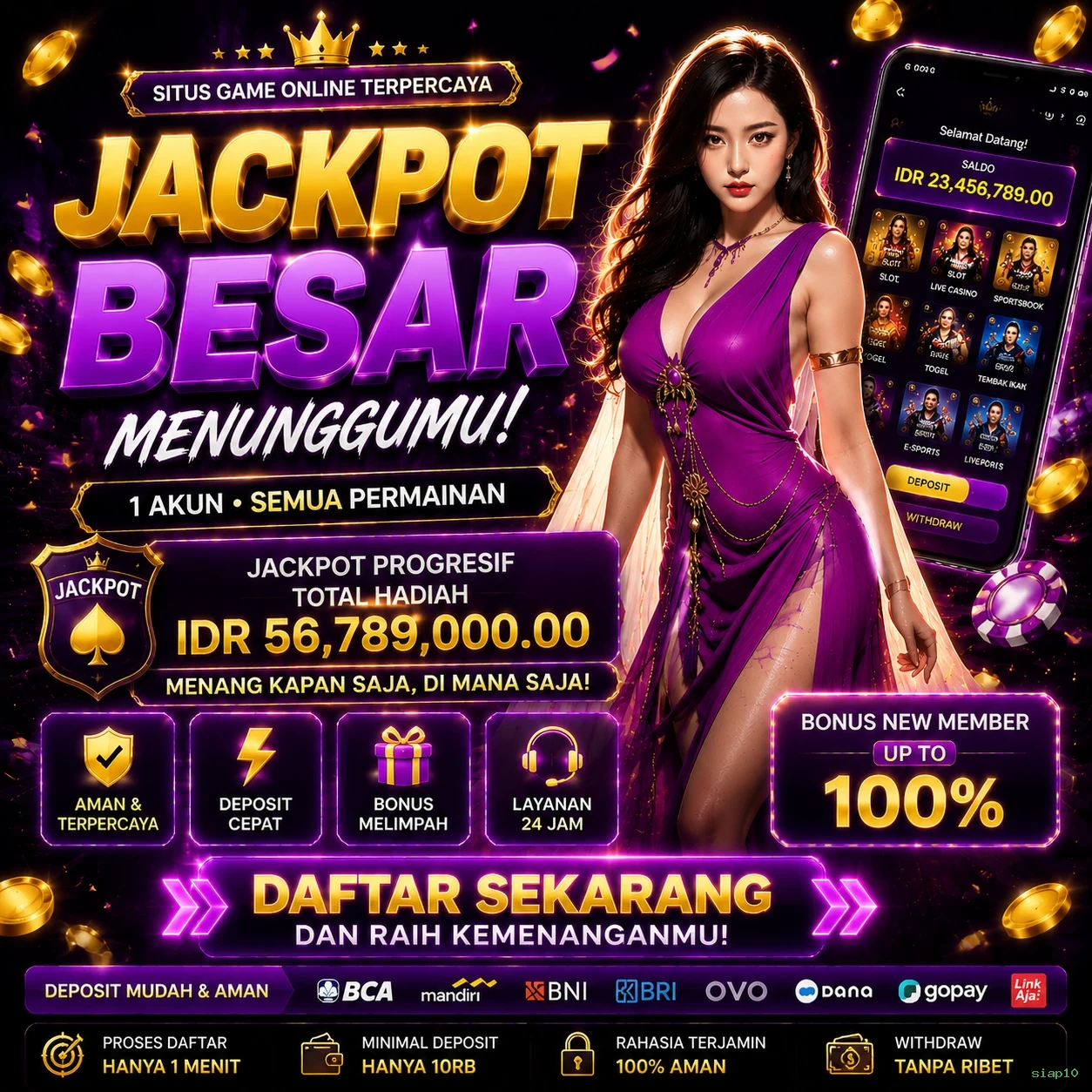 siap10 Bonus Menarik
